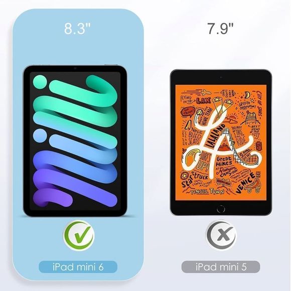2 Pack Screen Protector for iPad Mini 6 (6th Generation 2021) - Picture 3 of 3